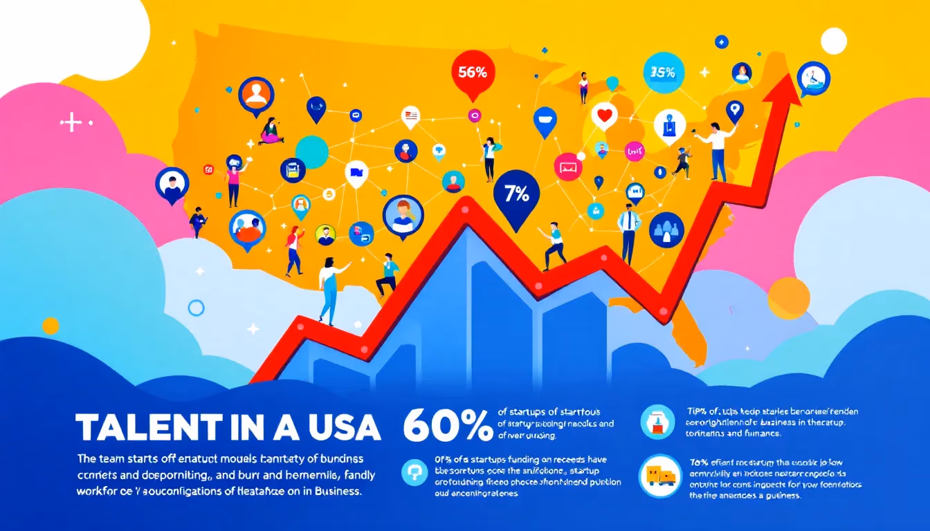 熟練した労働力とビジネス機会を示すアメリカの人材プールへのアクセス。